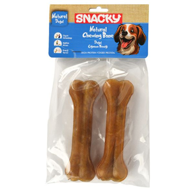 Snacky Natural Köpekler İçin Çiğneme Kemiği 13cm (2li)