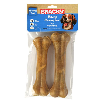 Snacky Natural Köpekler İçin Çiğneme Kemiği 15cm (2li)