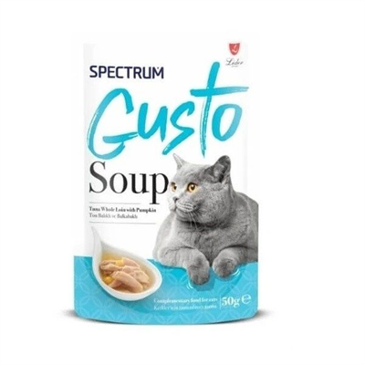 Spectrum Gusto Ton Balıklı ve Bal Kabaklı Kedi Çorbası 50gr
