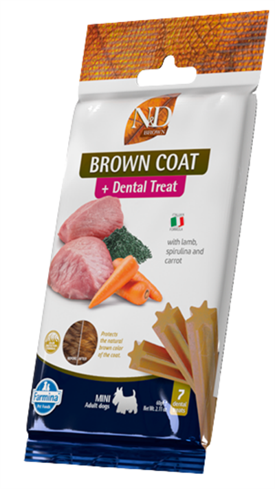N&D Dental Treat Brown Coat Mini Köpek Ödülü 60 Gr