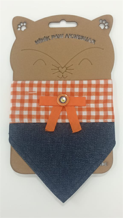 Kedi ve Köpek Turuncu Kot Bahçivan Tasma