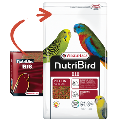 Versele-Laga Nutri Bird B18 Muhabbet Kuşu Pelet Paraket Yemi 3kg