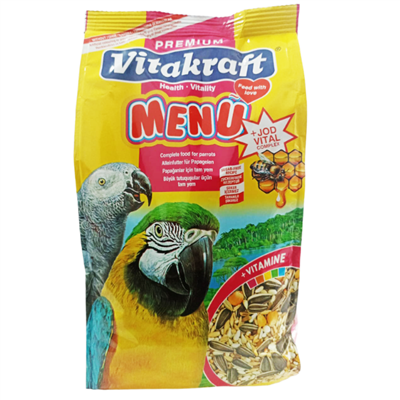 Vitakraft Menü Pre Jodvıt Papağan Yemi 1000 GR