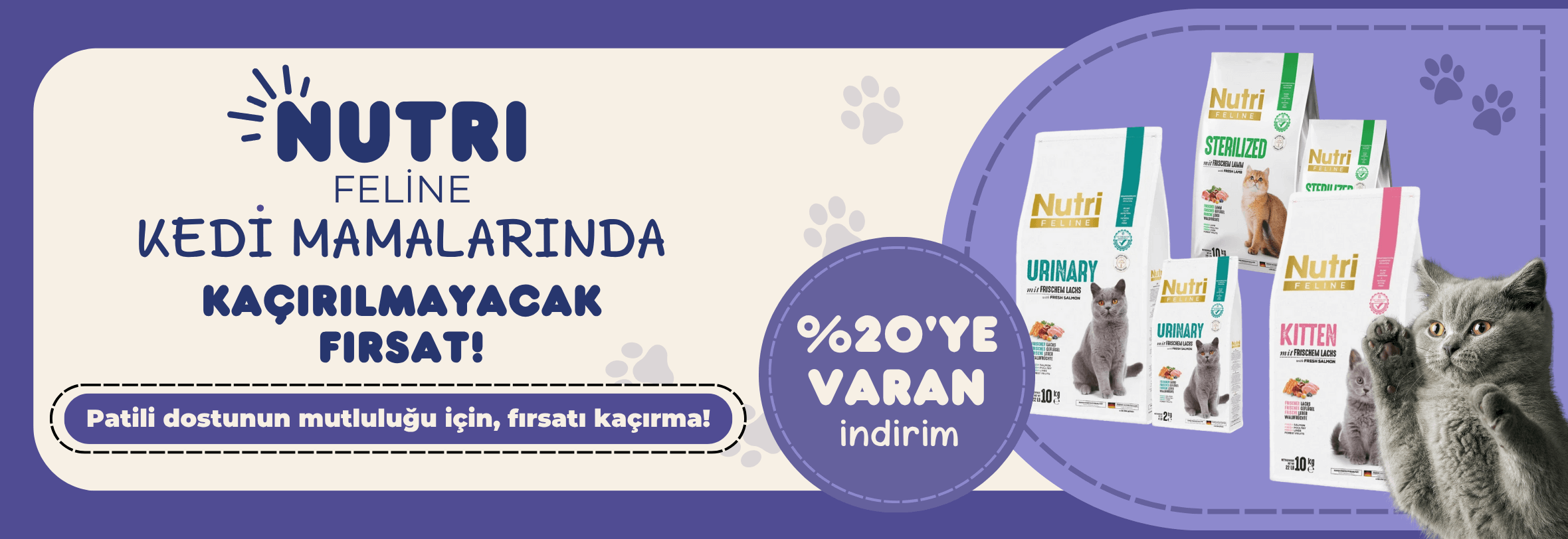 Nutri Feline Kedi Maması