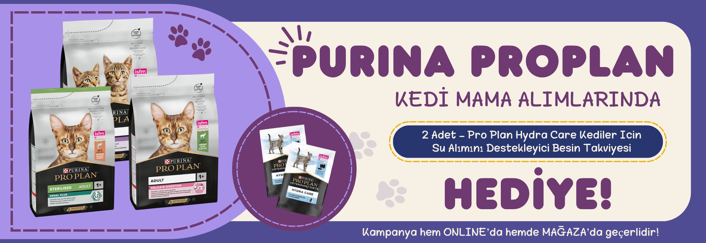 Proplan Kedi mamaları ve Hediyeleri