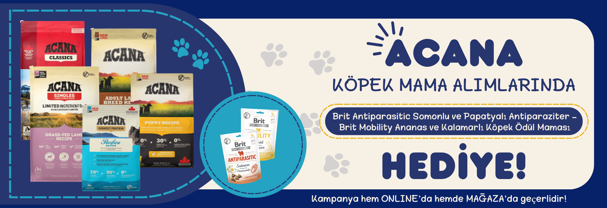 Acana Köpek Mamaları ve Hediyeleri