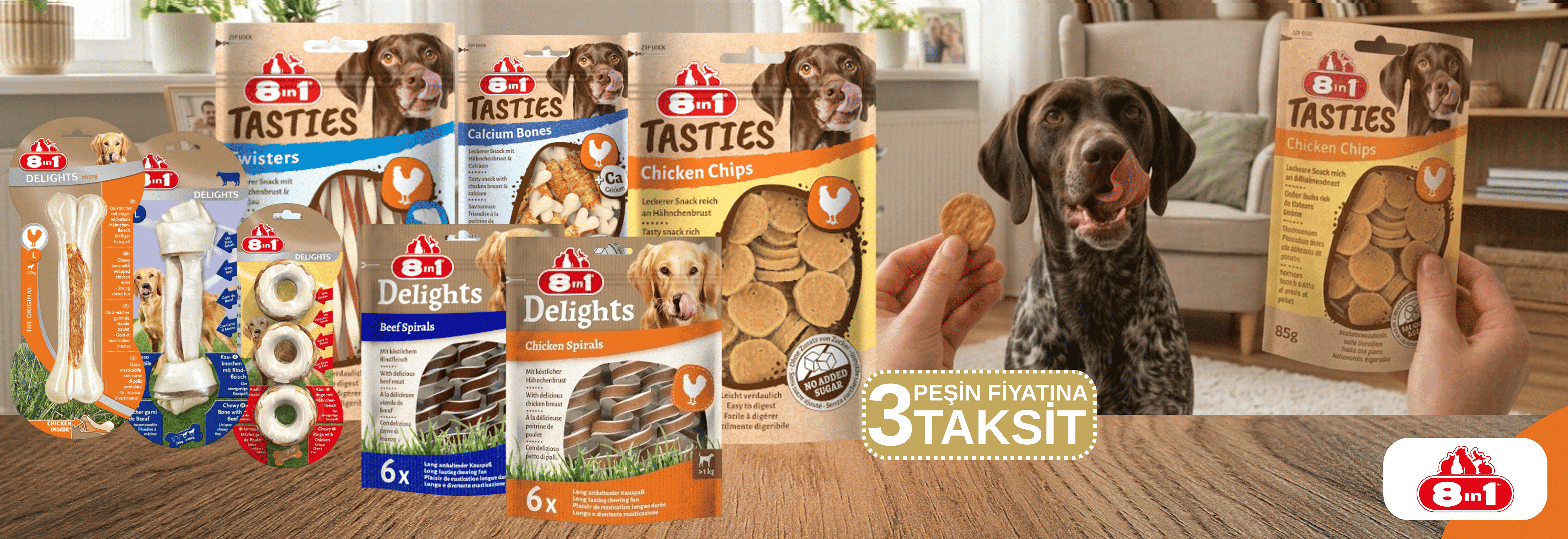 8 İn 1 Köpek Ödül Maması