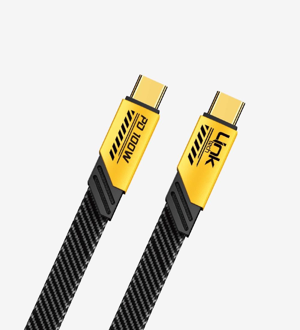 K472 Mecha Stil 120cm 100W Tip-C → Tip-C PD Hızlı Şarj Kablosu