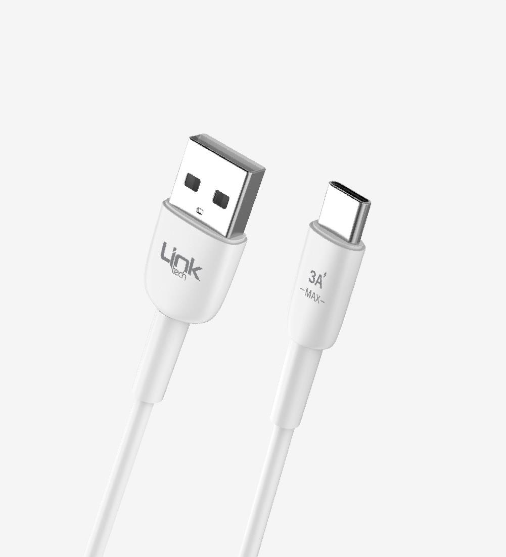 K602 Safe 3A USB-A Tip-C USB Şarj Kablosu