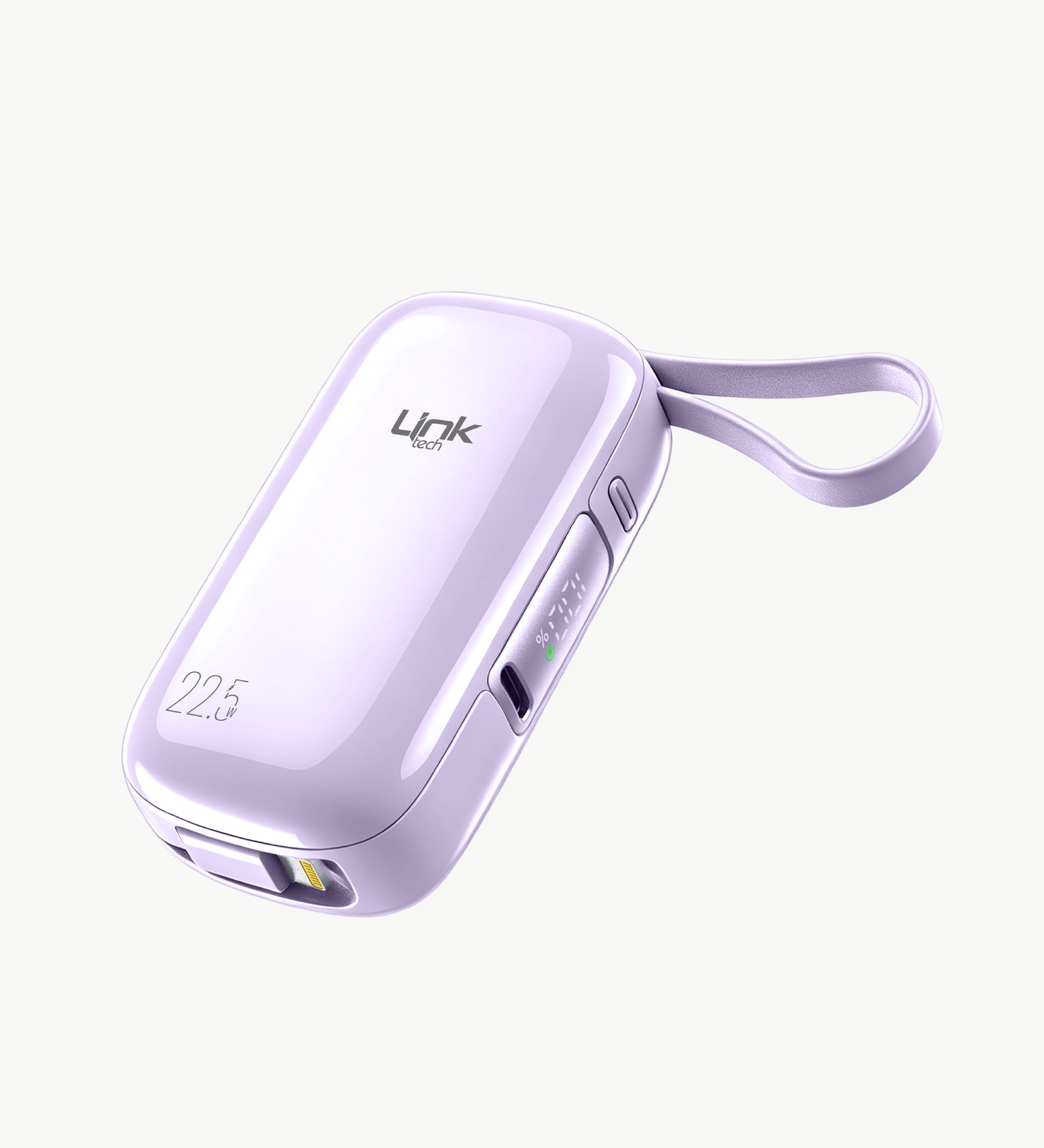 MP11 Mini Type-C ve Lightning Şarj Kablolu 22.5W 9600mAh Hızlı Powerbank