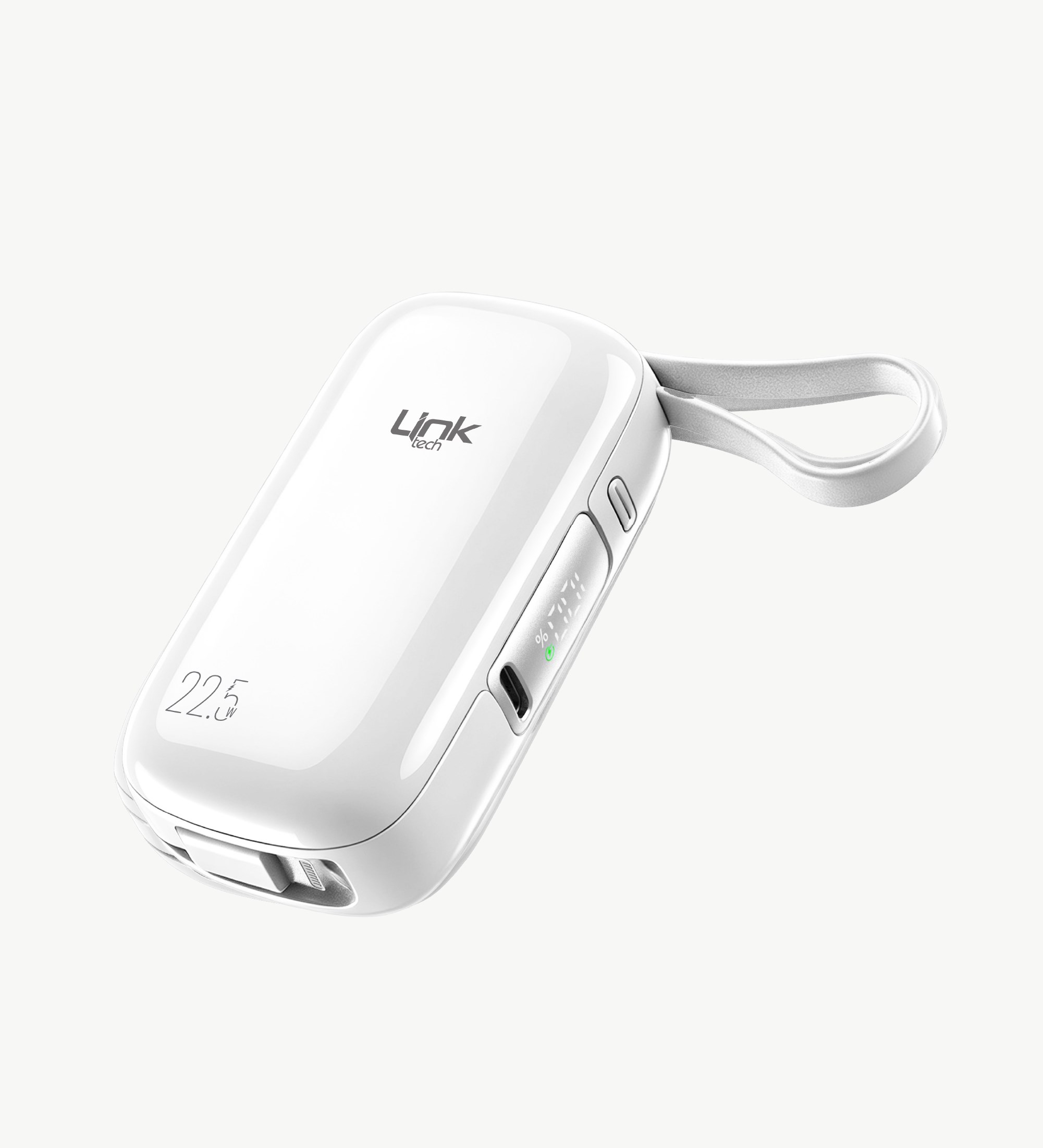 MP11 Mini Type-C ve Lightning Şarj Kablolu 22.5W 9600mAh Hızlı Powerbank