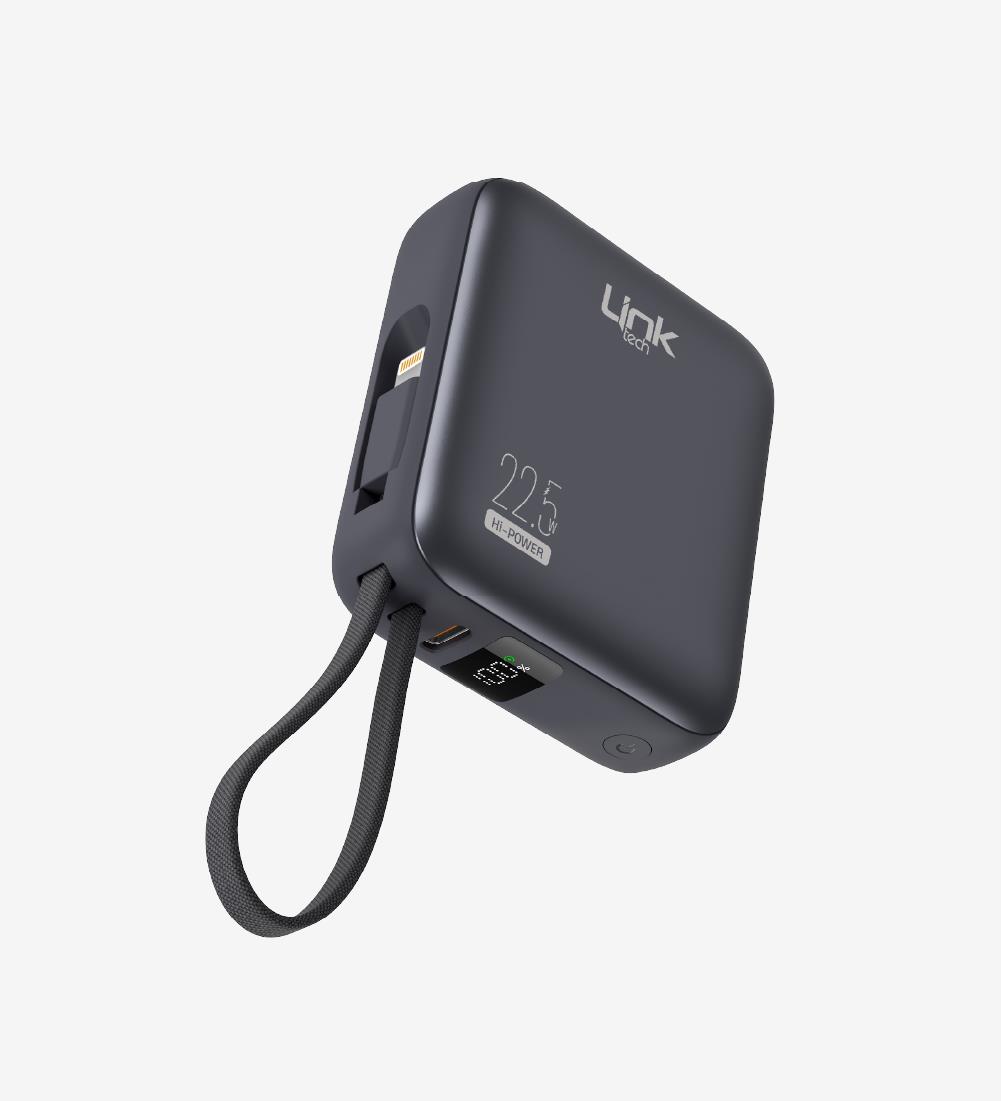 PD22 Hızlı Şarj 22.5W Dahili Kablolu 10.000 mAh Powerbank