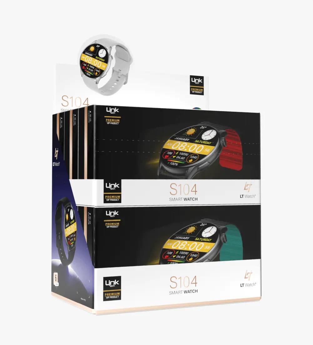 S104 Premium Amoled LT Watch Akıllı Saat 6'li Paket