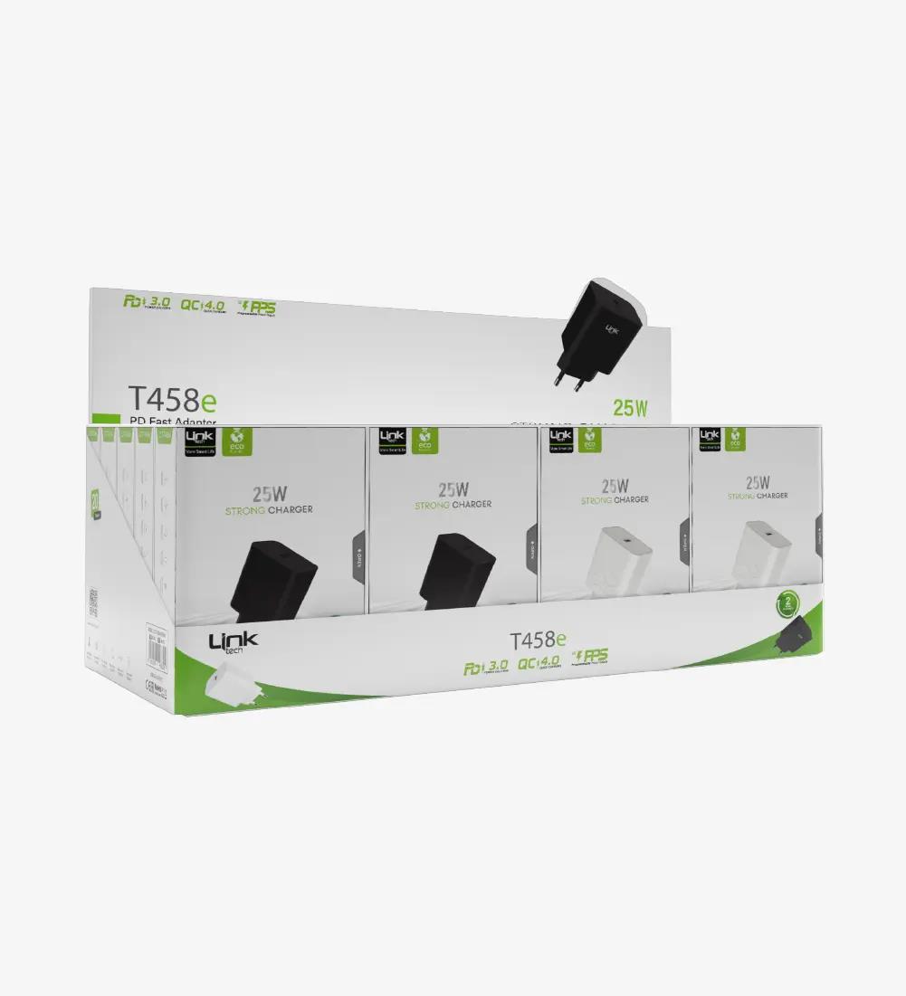 T458e Strong Çevre Dostu PD 25W Yüksek Hızlı Şarj Başlığı 20'li Paket