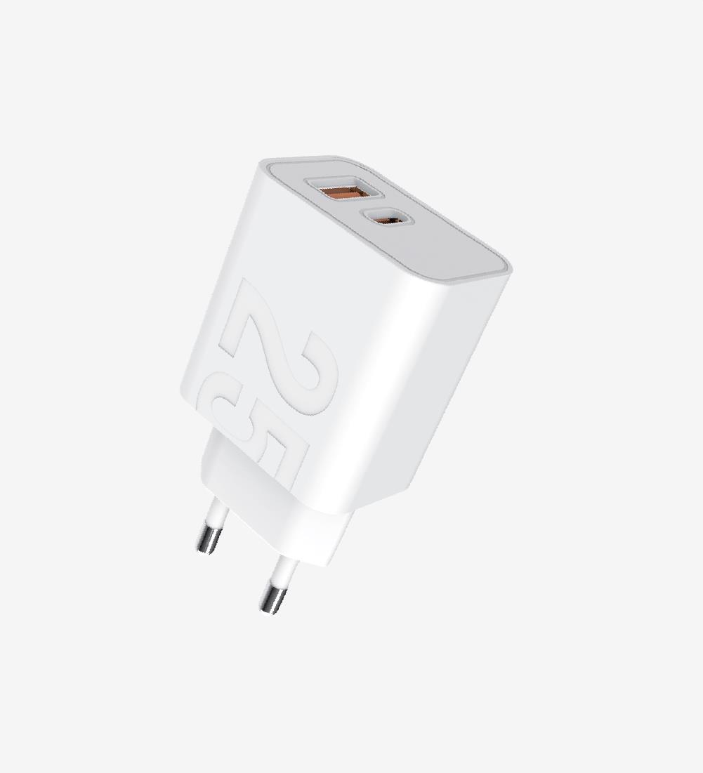 T460e Strong Çevre Dostu PD Dual Port 25W Yüksek Hızlı Şarj Başlığı