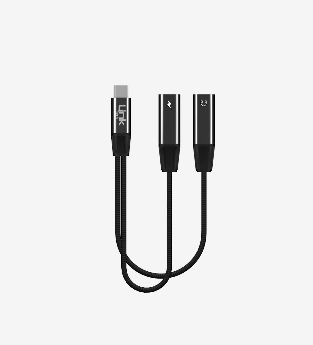 A203 2'si 1 Arada Çift USB-C Adaptörü