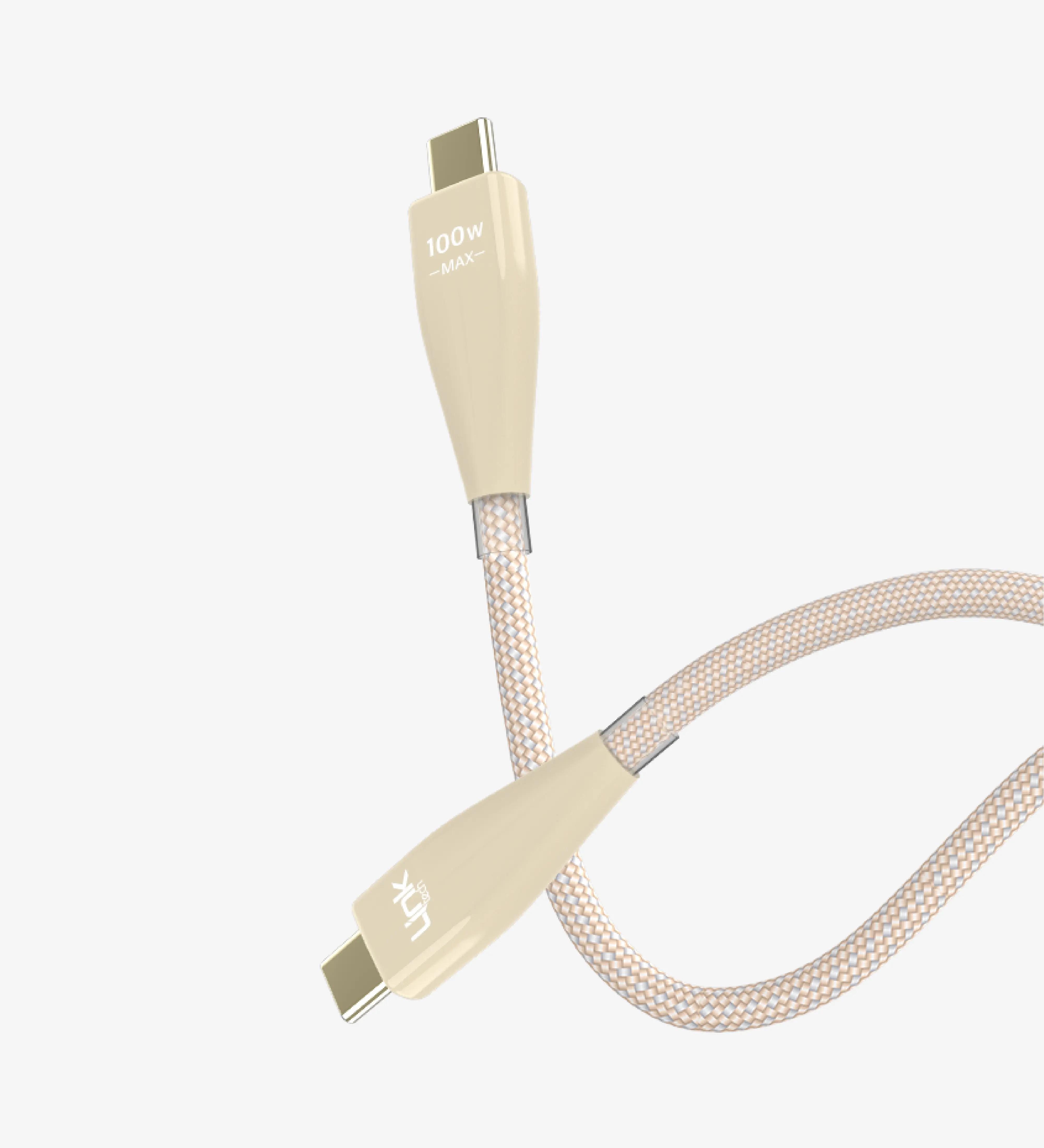 K690 Safe 1200mm 100W USB-C to USB-C Şarj Kablosu