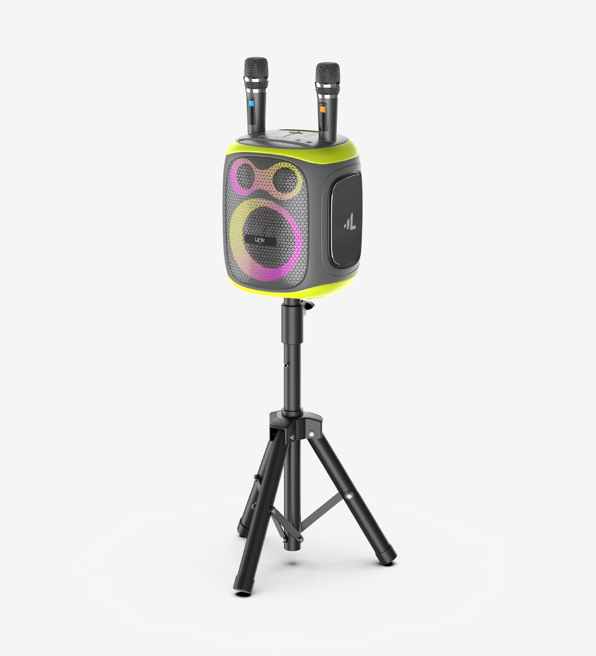 M421 Premium Çift Mikrofonlu 120W Ekstra Bas Bluetooth Hoparlör