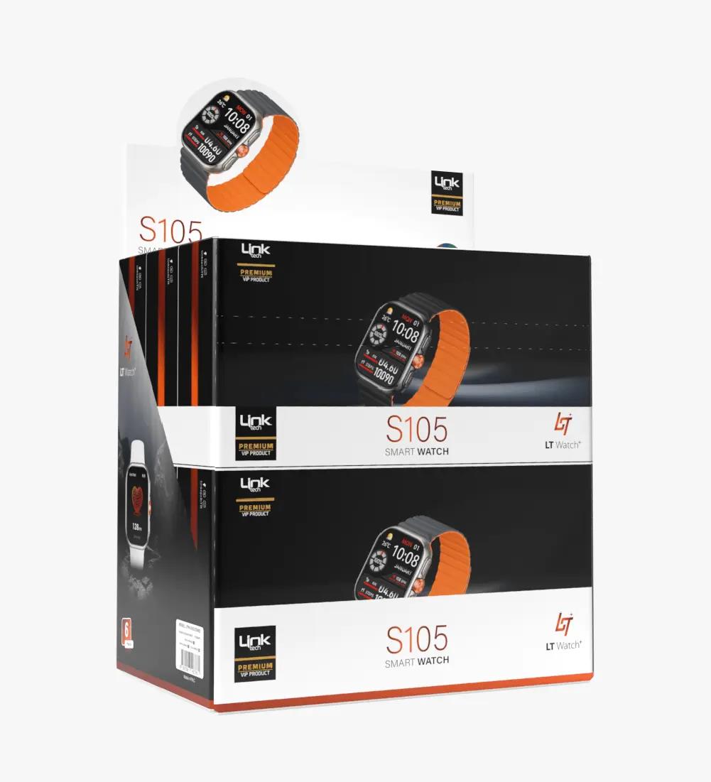S105 Premium Amoled LT Watch Akıllı Saat 6'li Paket