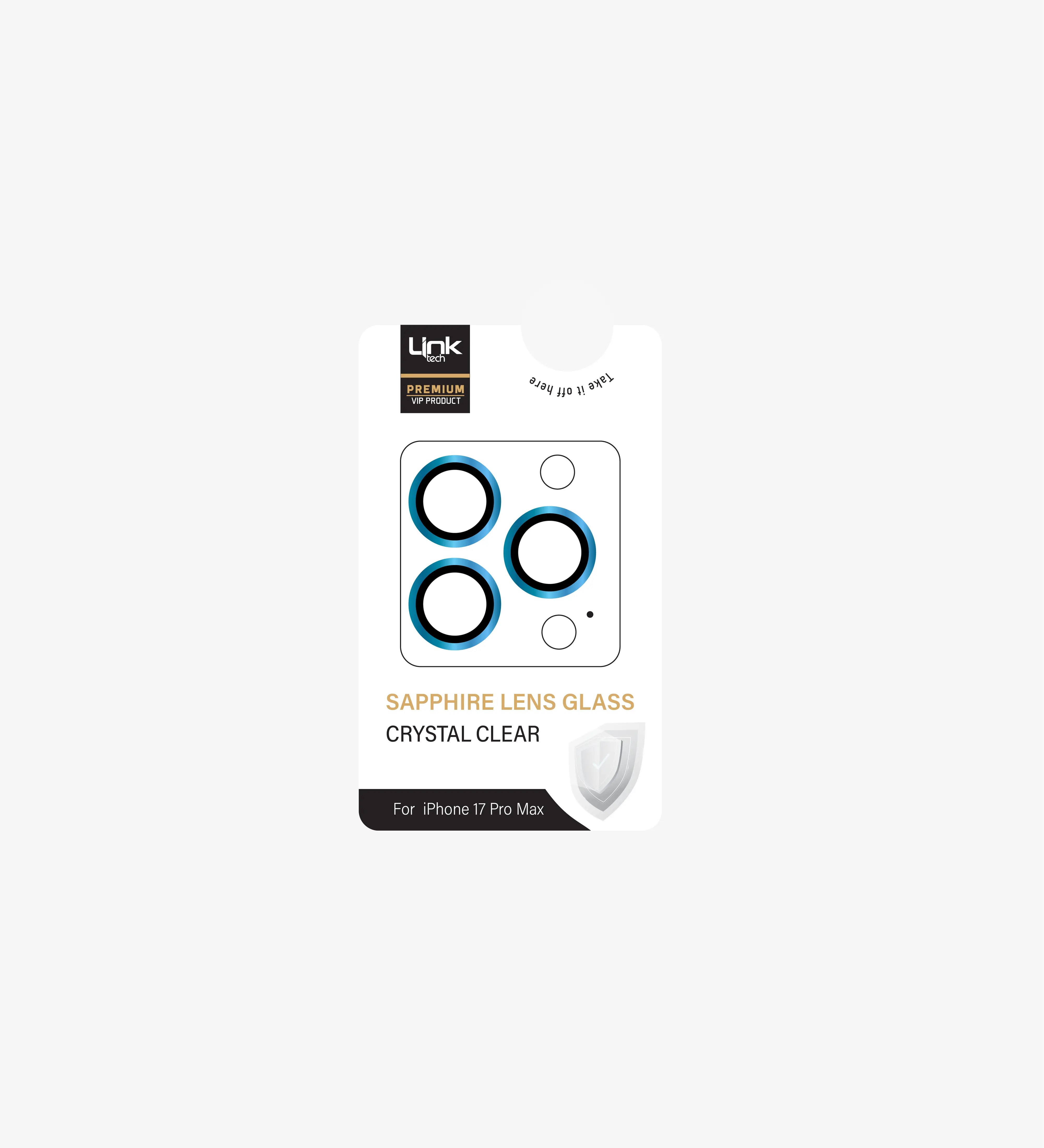 Sapphire Glass Lens Protector for iPhone  17 Pro Max