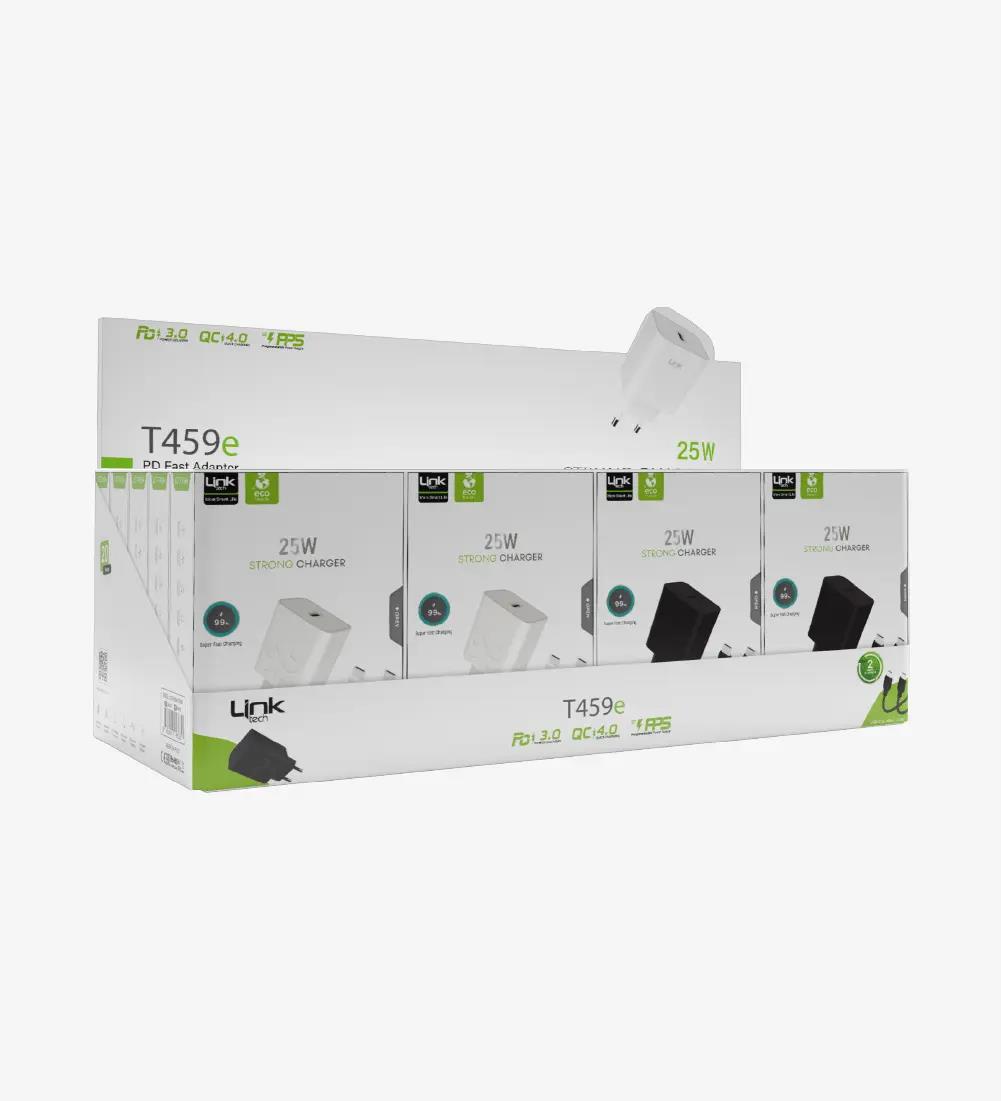T459e Strong Çevre Dostu USB-C – USB-C PD 25W Hızlı Şarj Aleti 20'li Paket