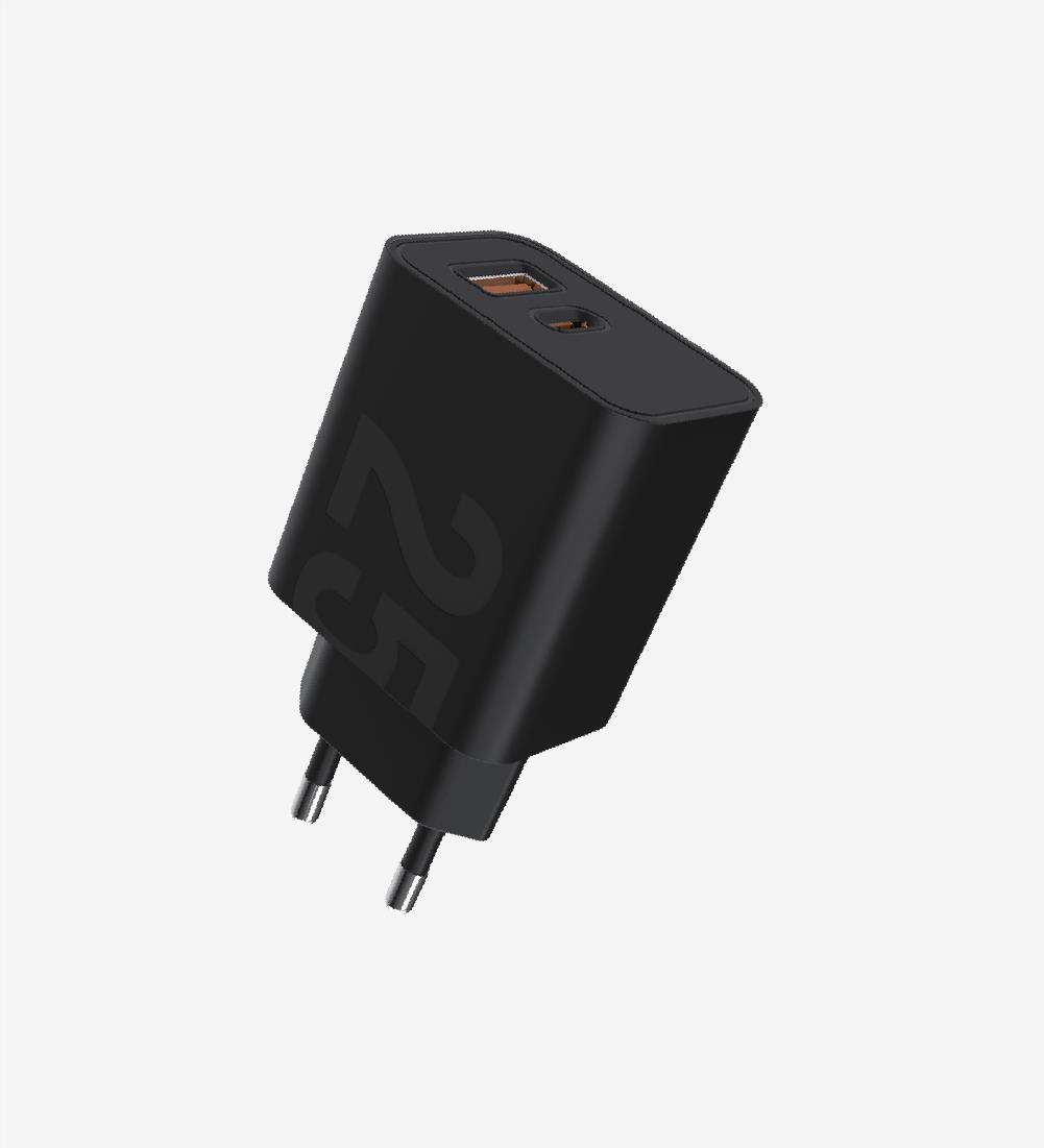 T460e Strong Çevre Dostu PD Dual Port 25W Yüksek Hızlı Şarj Başlığı