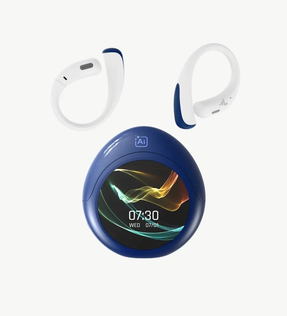 X167 Premium Yapay Zeka Destekli Dijital Dokunmatik Ekranlı Bluetooth Kulaklık