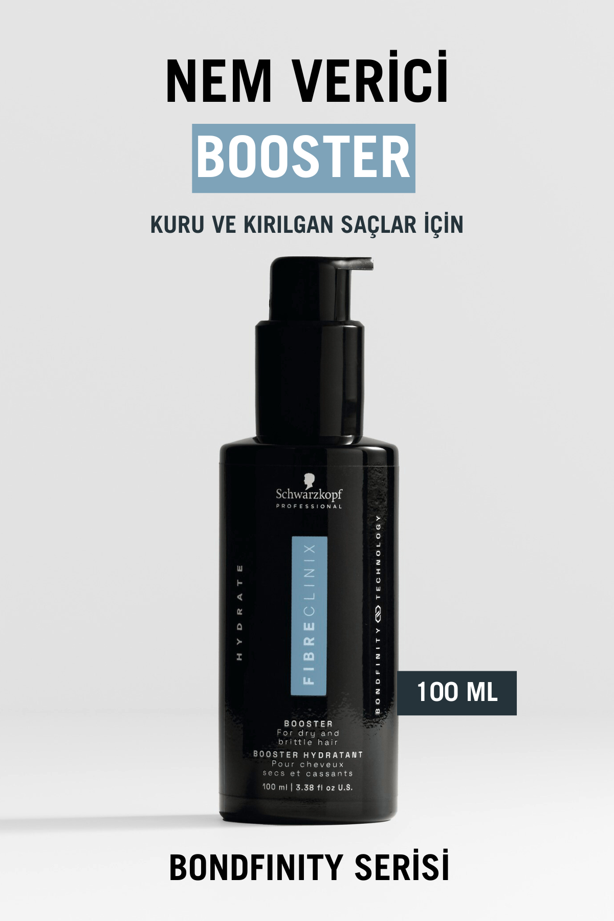 Fibre Clinix Nem Verici Booster Kuru ve Kırılgan Saçlar İçin 100ml