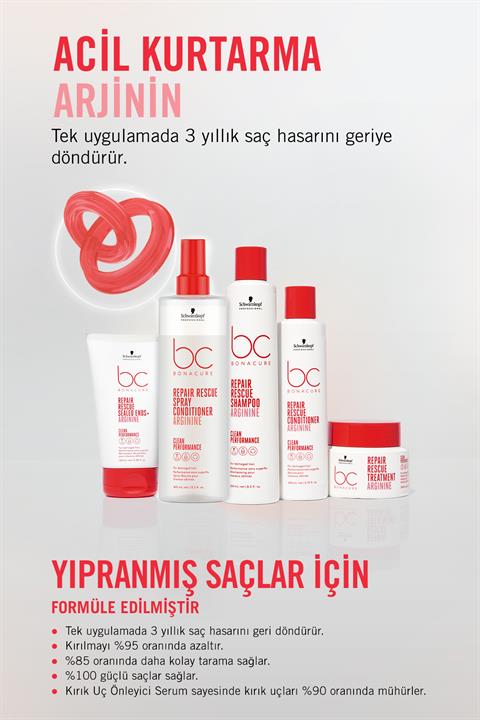 BC Clean Acil Kurtarma Sprey Saç Kremi 400ml