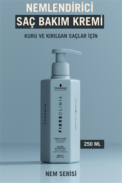 Fibre Clinix Nemlendirici Saç Bakım Kremi 250ml