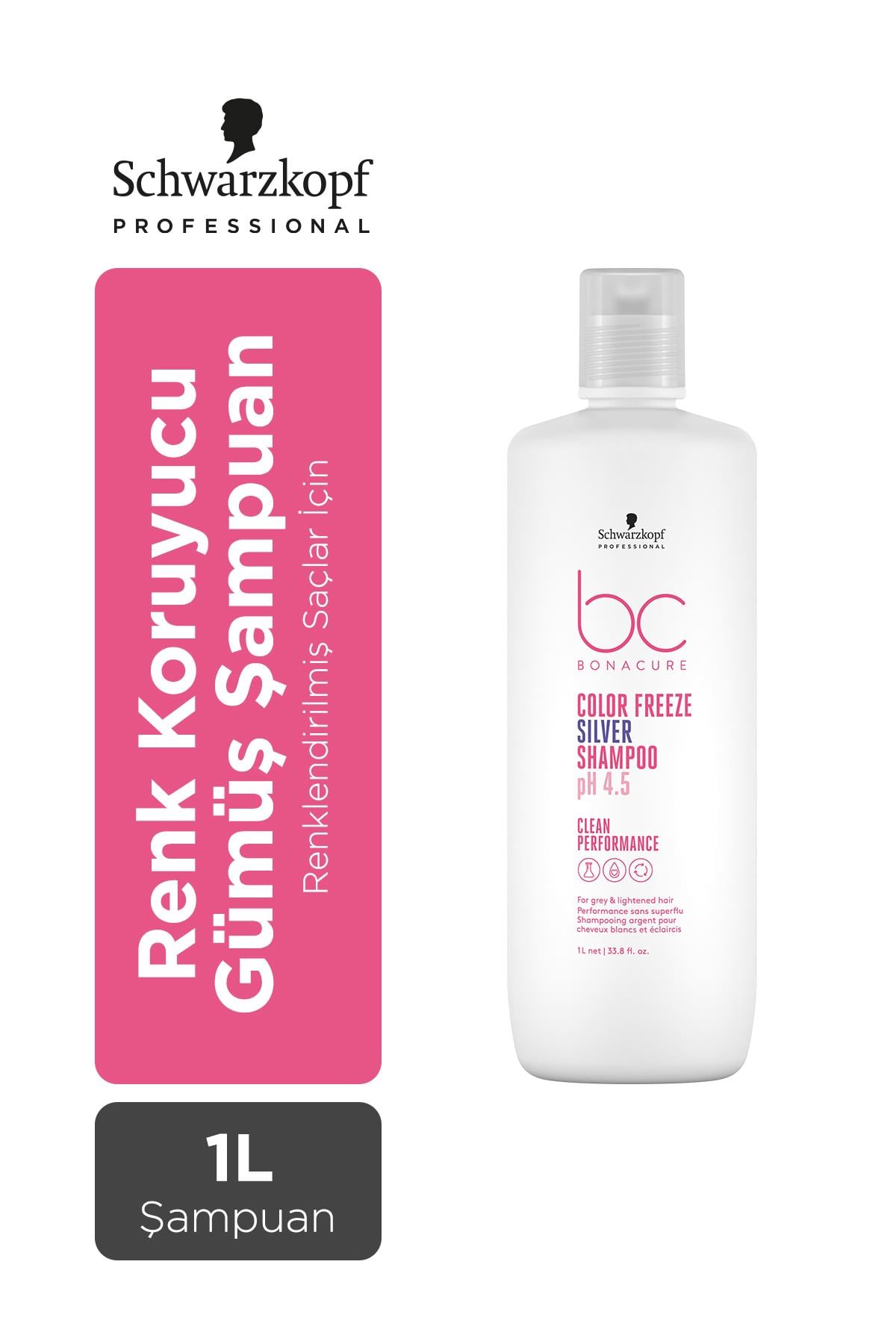 BC Clean Renk Koruyucu Gümüş Şampuan 1000ml
