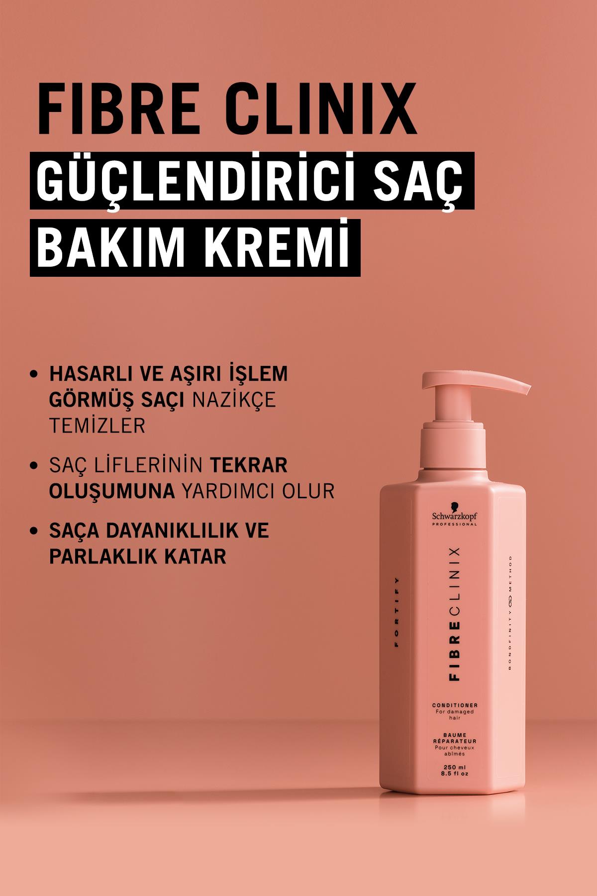 Fibre Clinix Güçlendirici Saç Bakım Kremi 250ml