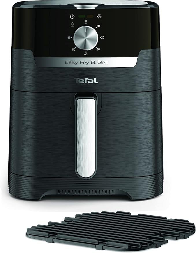 Tefal EY5018 Easy Fry & Grill Classıc Yağsız Fritöz Airfryer, 4,2 Litre Kapasite, Hava ile Kızartma & Izgara, 60 Dk Zamanlayıcı, Siyah (1510002076)