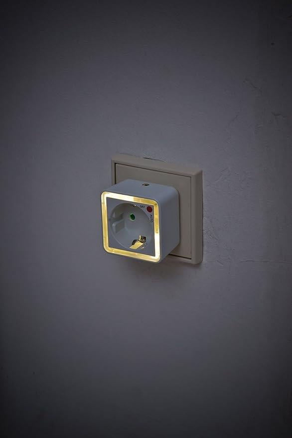 OUTLET Brennenstuhl Priz Özellikli Sensörlü 2 Led 1 Lm Gece Lambası