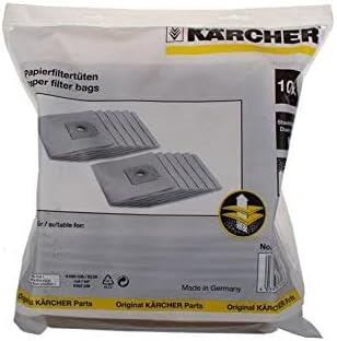 Kärcher 6.907-019.0 Kağıt Filtre Toz Torbası T 15/1 için, 10 Adet