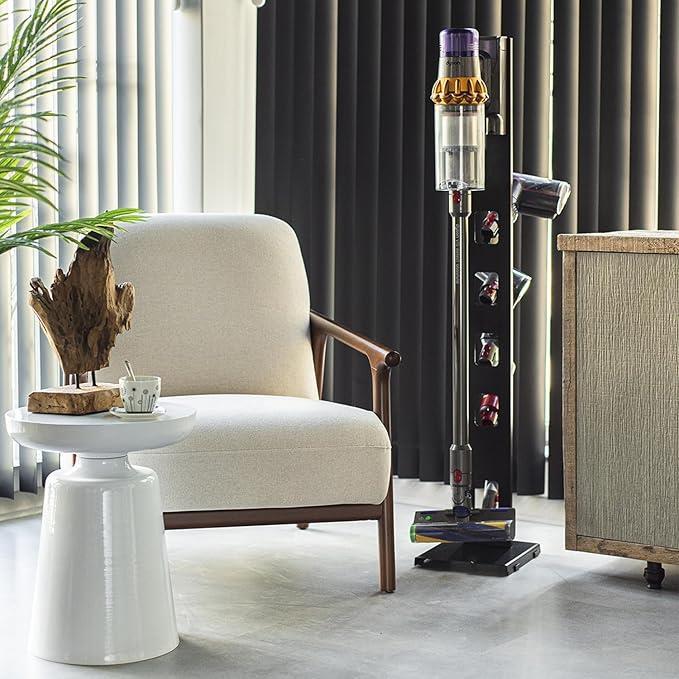 OUTLET Dyson Uyumlu Dikey Süpürge Standı Siyah Renk V15 - V12 - V11 - V10 - V8 Modellere Uyumlu