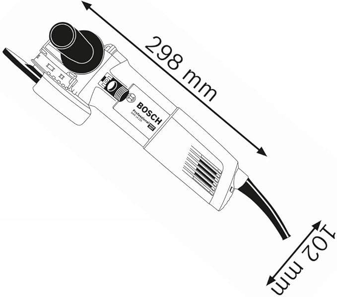 OUTLET Bosch Professional GWX 14-125 Avuç Taşlama Makinesi X-LOCK (1.400 W, Disk Çapı: 125 mm, 11.000 dev/dak)