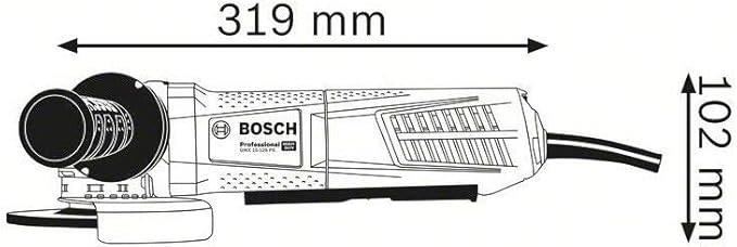 OUTLET Bosch Professional GWX 15-125 PS Avuç Taşlama Makinesi X-LOCK (1.500 W, Disk Çapı: 125 mm, 2.800-11.500 dev/dak)