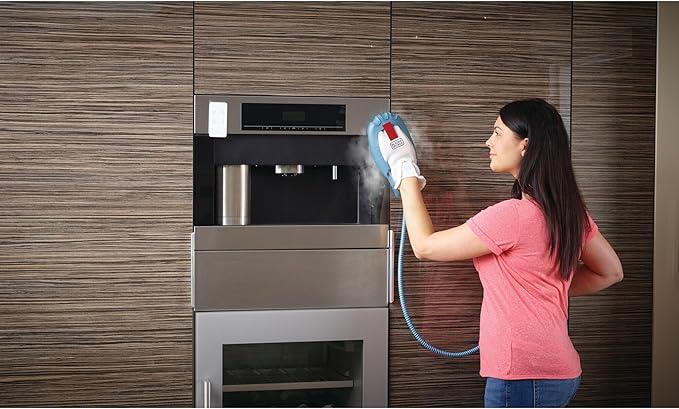 OUTLET Black+Decker BHSM1615DAM-QS buharlı mopp 2si 1 arada 1.600 W Delta başlıklı ve SteaMitt