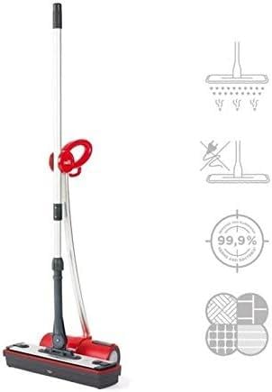 OUTLET Polti Moppy Dust Kablosuz Buharlı Temizleyici Paspas, Red Extra - Kırmızı