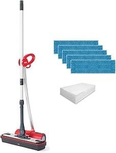 OUTLET Polti Pteu0275 Moppy Buharlı Temizleyici, Alüminyum, Kırmızı