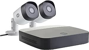 OUTLET Yale SV-4C-2ABFX-2 Smart Home CCTV Eco Set - Beyaz - 2 Kamera - HD 1080p - IP67 - 20 m Gece Görüşü - Canlı Görüntüleme - Yale View Uygulaması ile Kontrol