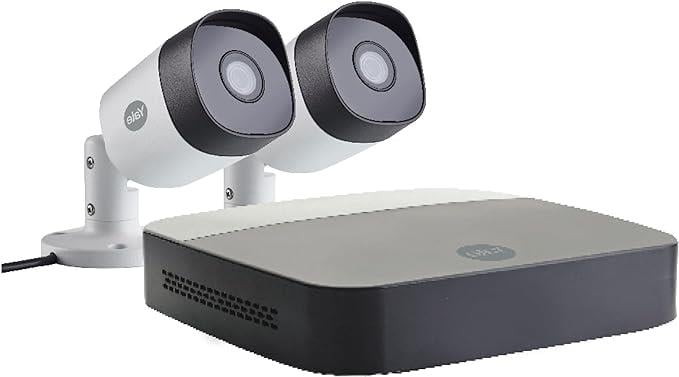 OUTLET Yale SV-4C-4ABFX-2 Smart Home CCTV Eco Set XL - Beyaz - 4 Kamera - HD 1080p - IP67-20 m Gece Görüşü - Canlı Görüntüleme - Yale View Uygulaması ile Kontrol
