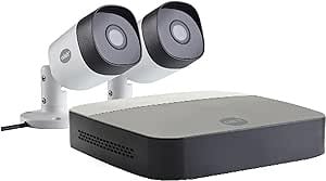 Yale SV-4C-2ABFX-2 Smart Home CCTV Eco Set - Beyaz - 2 Kamera - HD 1080p - IP67 - 20 m Gece Görüşü - Canlı Görüntüleme - Yale View Uygulaması ile Kontrol