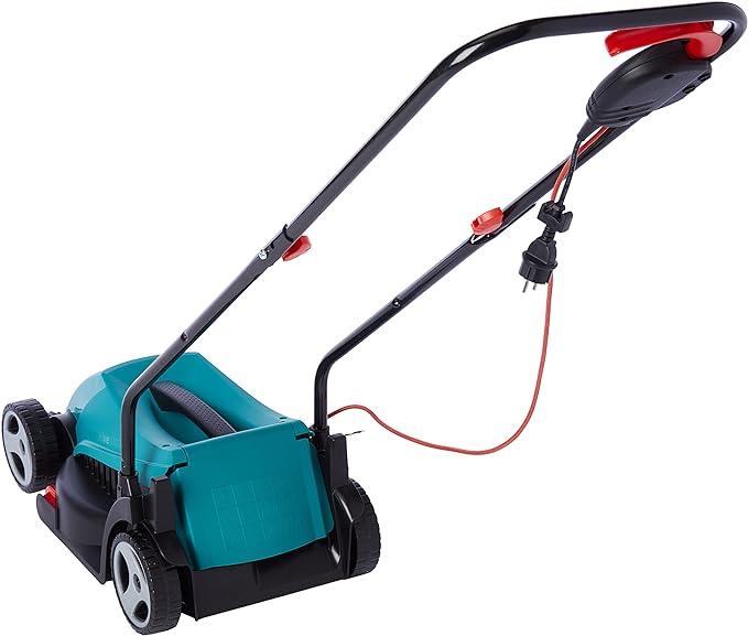 Bosch Elektrikli Çim Biçme Makinesi ARM 32 (1200 Watt, 32 cm kesme genişliği, 20-60 mm ayarlanabilir kesme yüksekliği, 31 litre çim toplama kutusu)