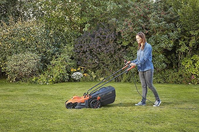 OUTLET Black+Decker Bemw461Bh/Qs 1400W 34 Cm Çim Kesme Makinesi(Bike Handle)