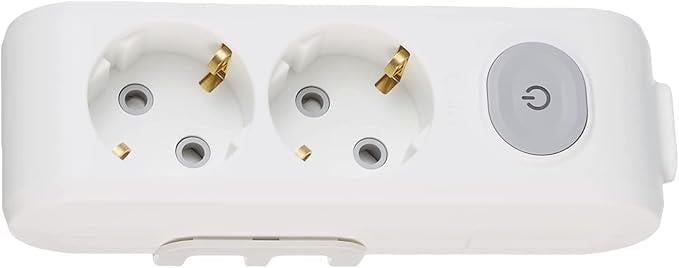 OUTLET VİKO Multi-Let 2li Anahtar-Topraklı Ç.K Klemensli Priz, Beyaz