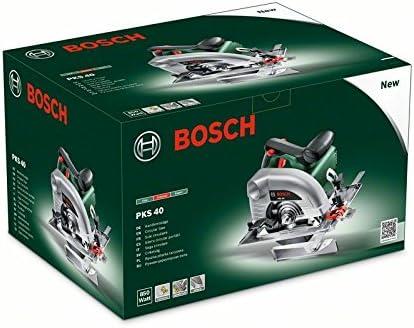 OUTLET Bosch Elektrikli Daire Testere PKS 40 (850 Watt, 130 mm Daire Testere çapı, Karton Kutuda), Yeşil