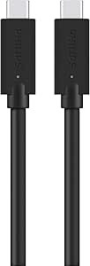 Data ve Şarj KablolarıPhilips SWV6801/00 USB-C'den USB-C'ye Kablo - Thunderbolt 3 Uyumlu, 5K Video Çözünürlük, 40 Gbps Ultra Hızlı Veri Aktarımı, 1.5m