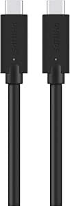 Data ve Şarj KablolarıPhilips SWV6801/00 USB-C'den USB-C'ye Kablo - Thunderbolt 3 Uyumlu, 5K Video Çözünürlük, 40 Gbps Ultra Hızlı Veri Aktarımı, 1.5m